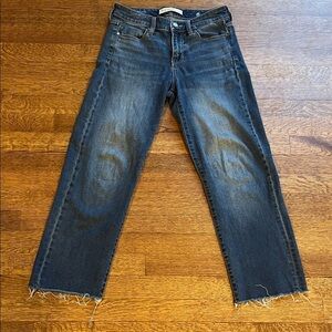 Liverpool Cropped Jean Color Tea Tree  Size 4